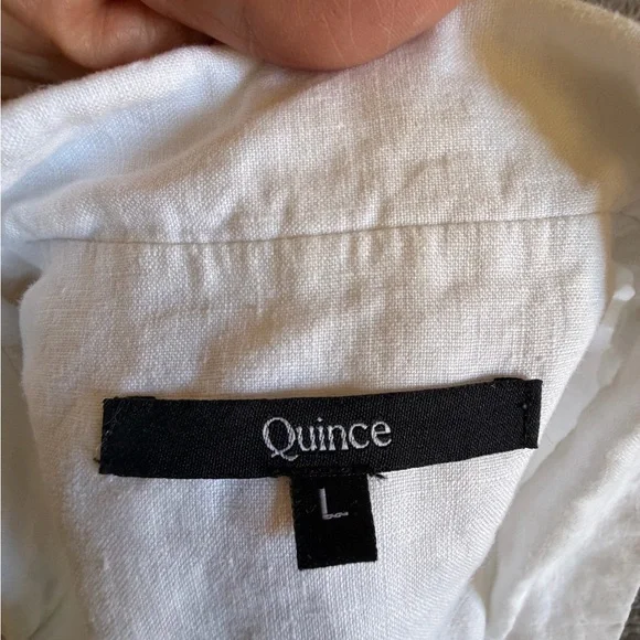 Quince 100% European linen short sleeve shirt - Picture 7 of 11